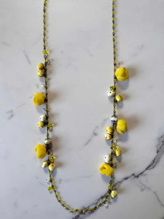 Ava Necklace, Sunglow