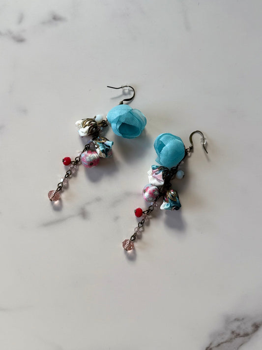 Vanessa Earrings, Ruby Ciel