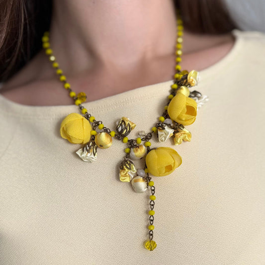 Serene Necklace, Sunglow