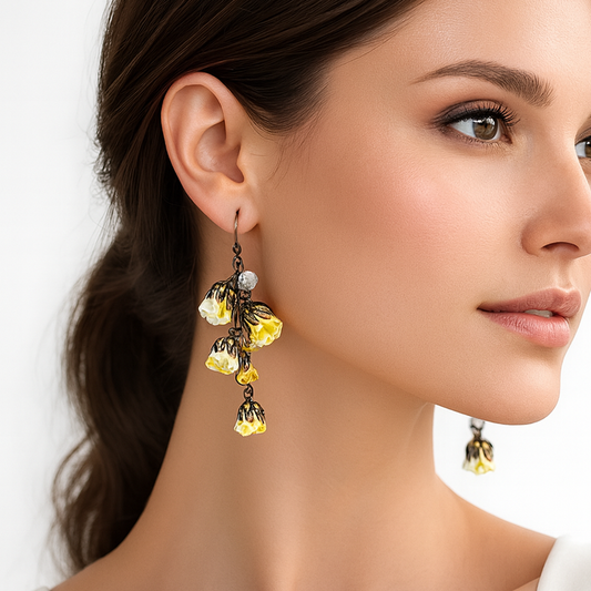 Carmelita Earrings, Sunglow