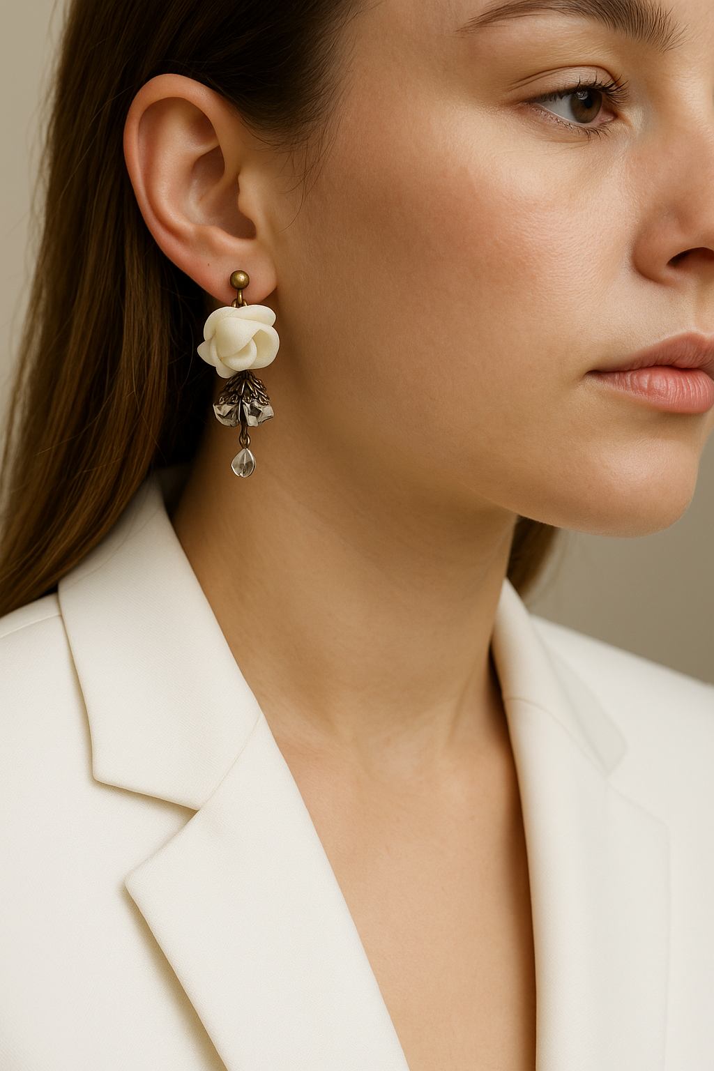 Annais Earrings, Almond