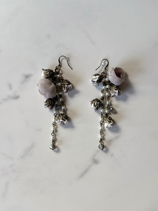 Danielle Earrings, Almond