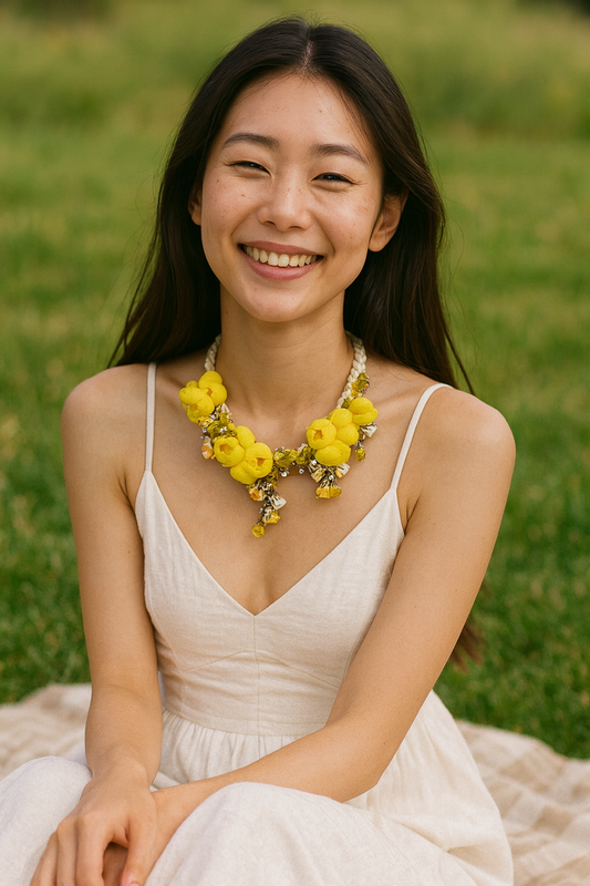 Anna Collar Necklace, Sunglow