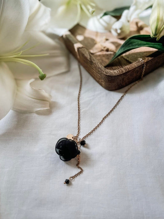 Garofita Collar Necklace, Gold Plated