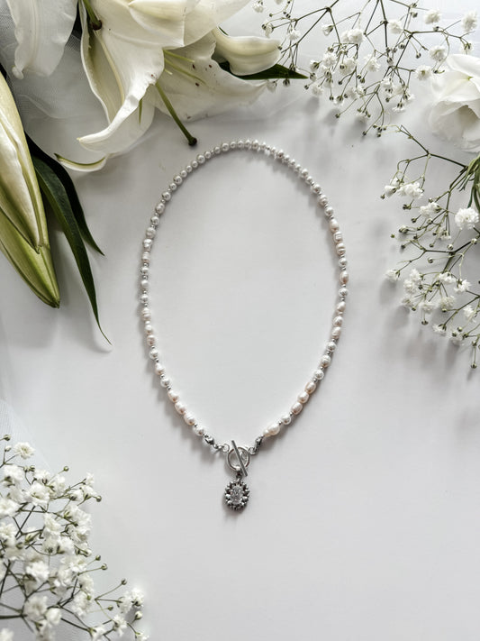 Zinova Collar Necklace, Stainless Steel