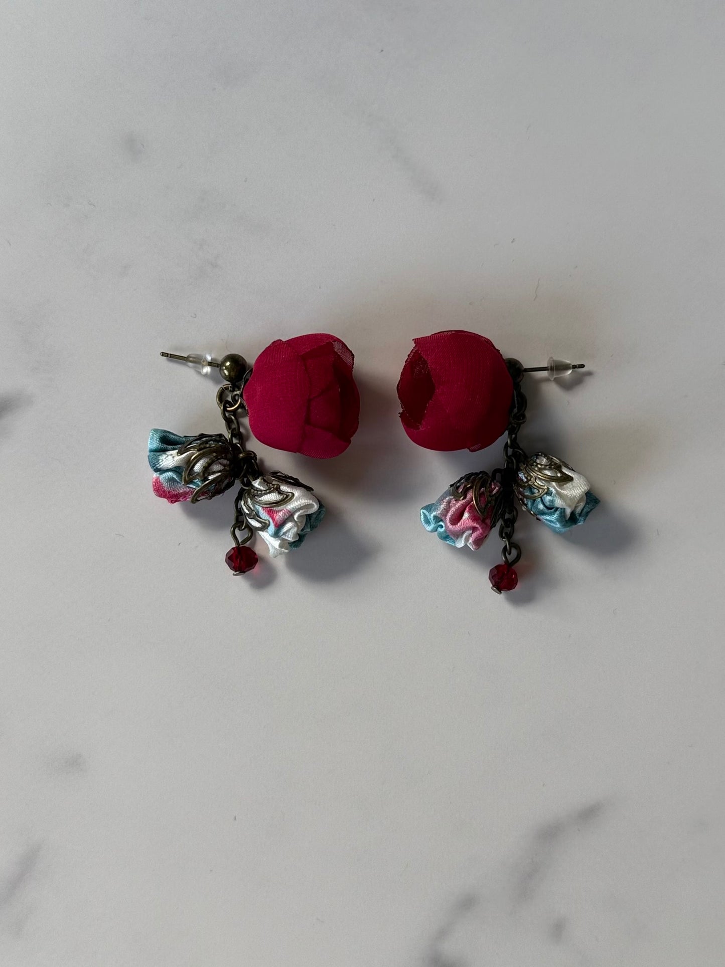 Annais Earrings, Ruby Ciel