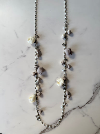 Samantha Necklace, Almond