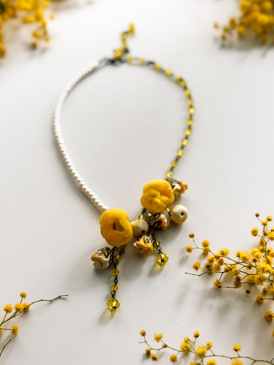 Boheme Collar Necklace, Sunglow
