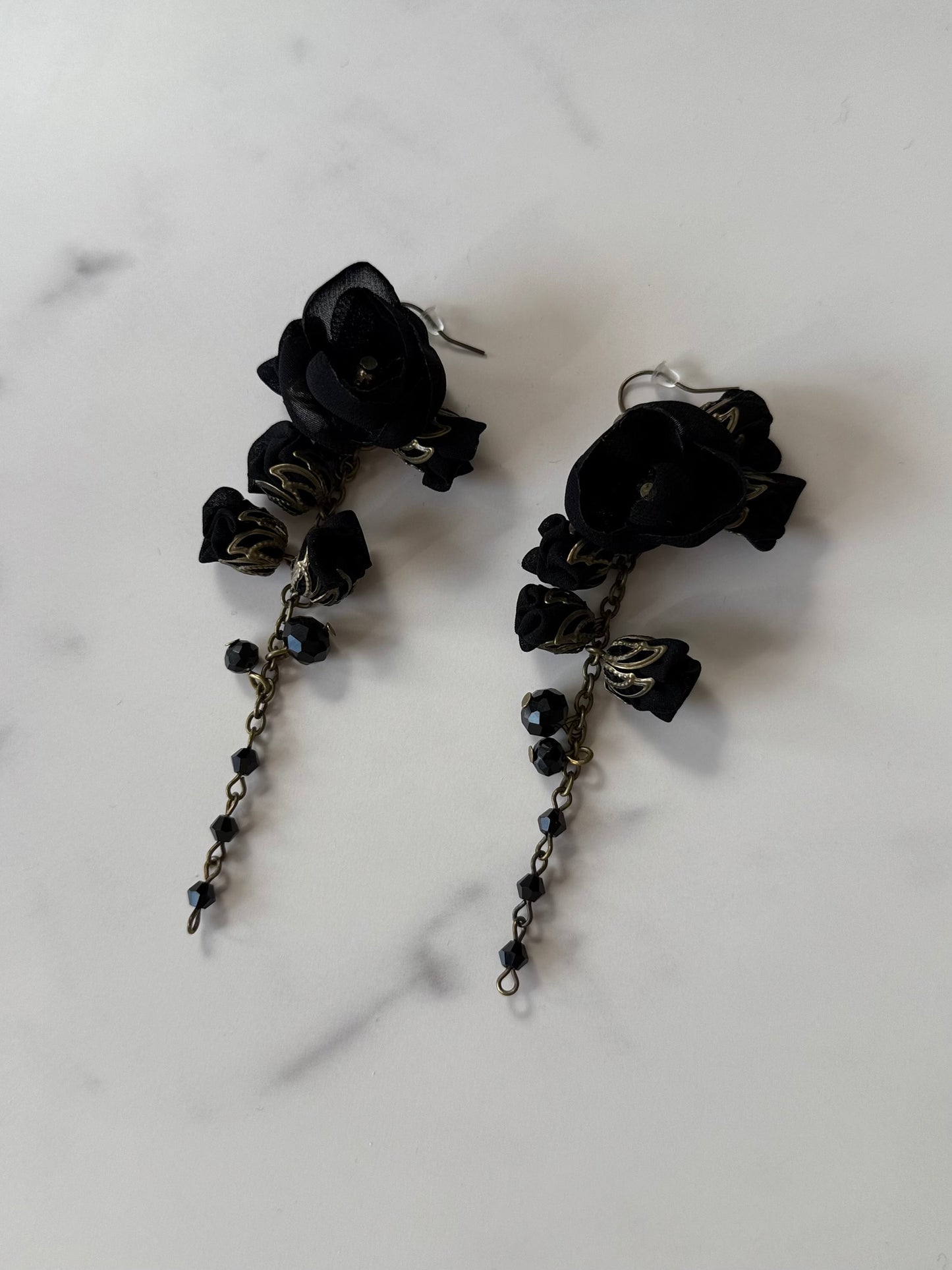 Vanessa Earrings, Midnight