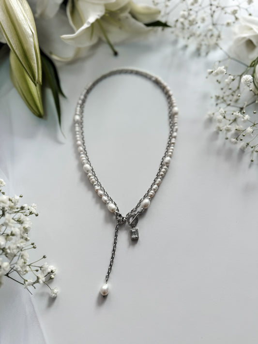 Odette Collar Necklace, Stainless Steel
