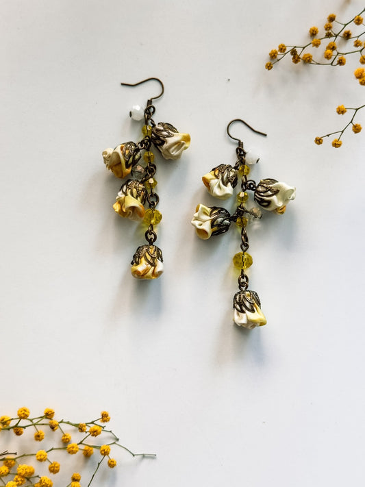 Carmelita Earrings, Sunglow