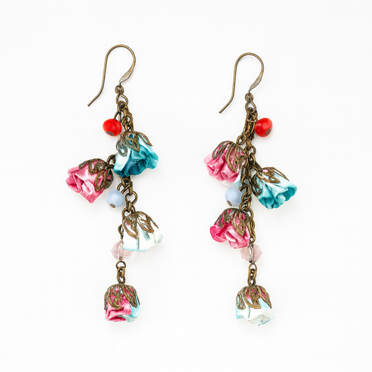 Carmelita Earrings, Ruby Ciel