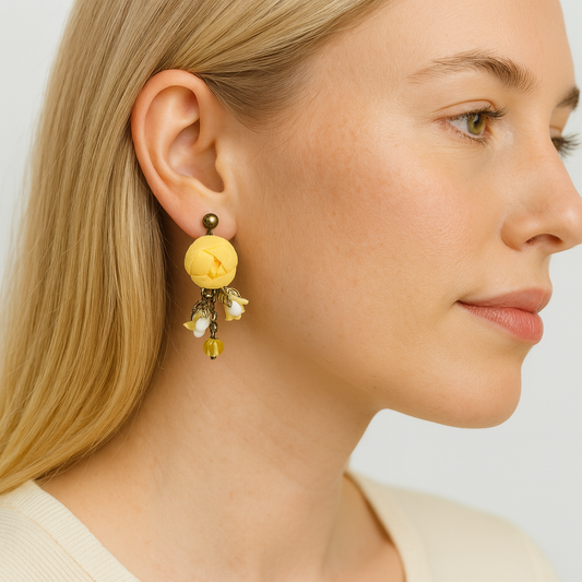 Annais Earrings, Sunglow