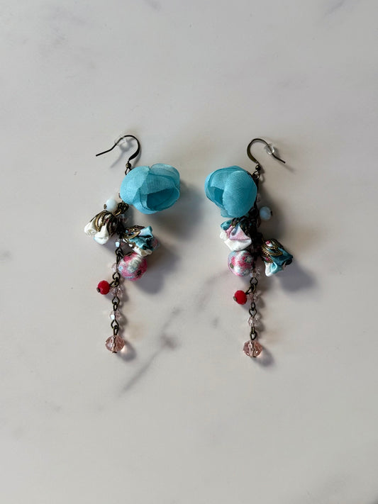 Vanessa Earrings, Ruby Ciel