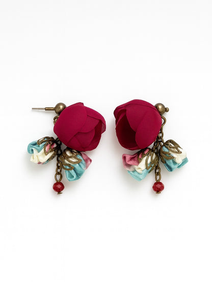 Annais Earrings, Ruby Ciel