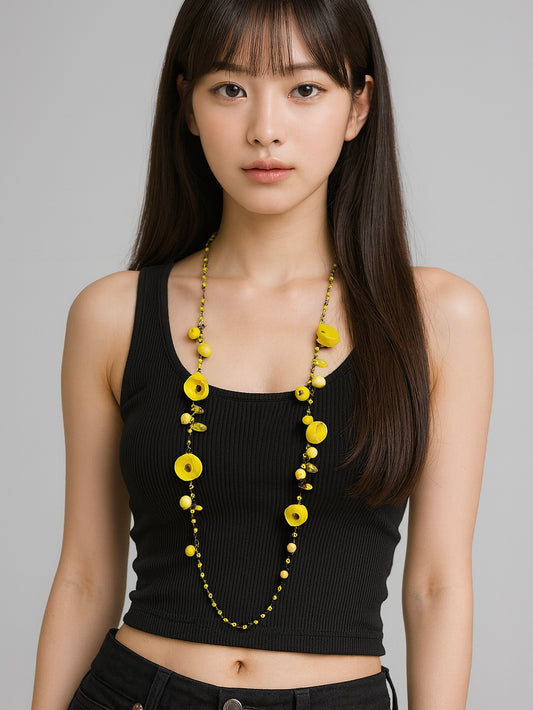 Ava Necklace, Sunglow