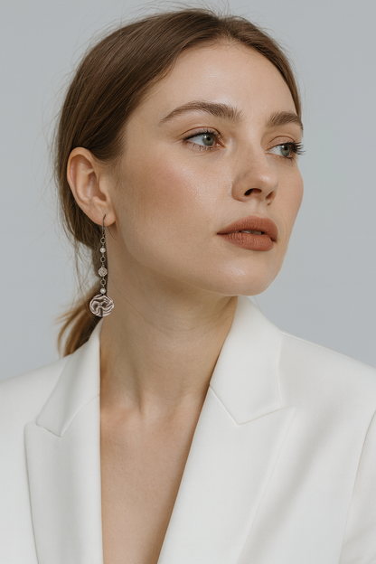 Amelia Earrings, Almond