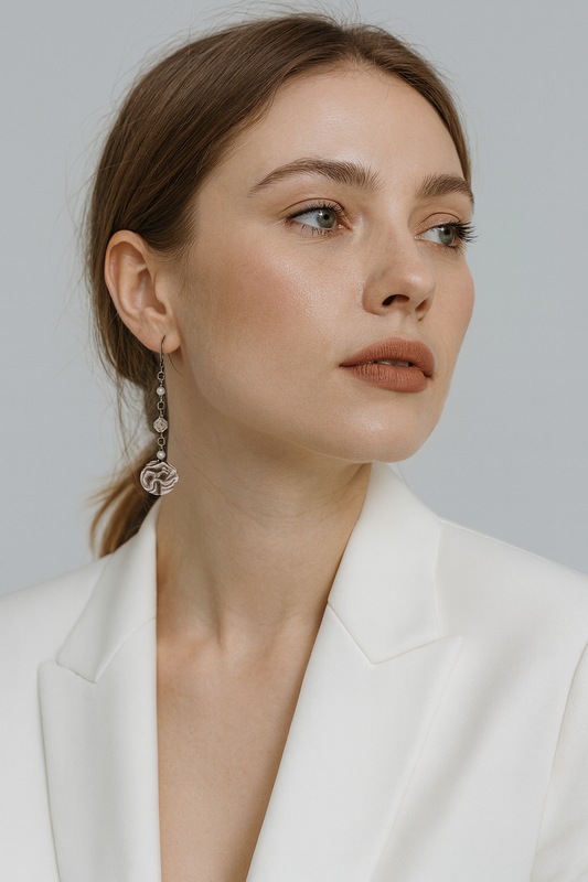 Amelia Earrings, Almond