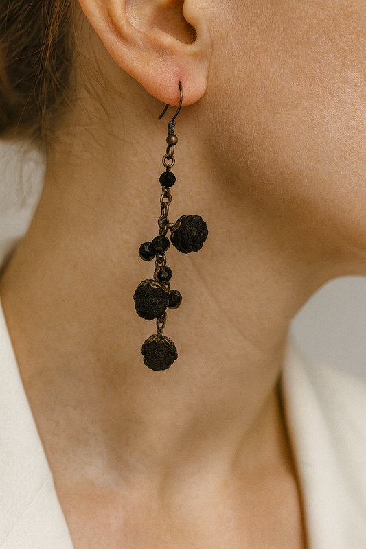 Sophie Earrings, Midnight