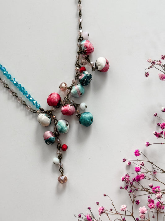 Luana Collar Necklace, Ruby Ciel