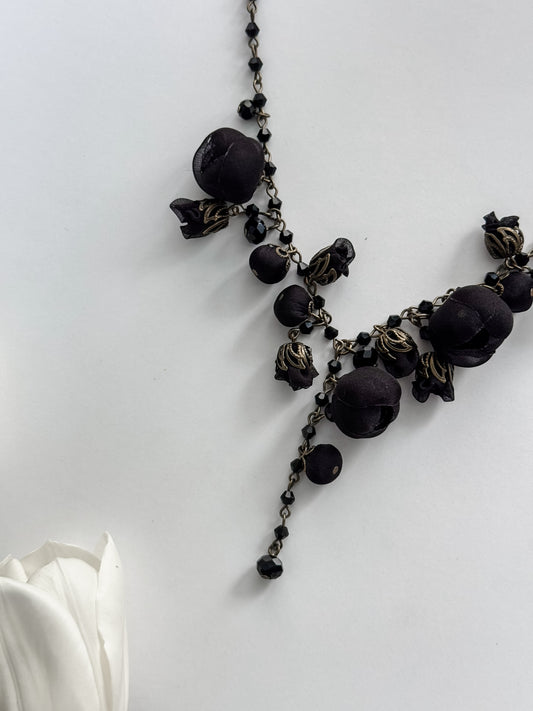 Serene Collar Necklace, Midnight