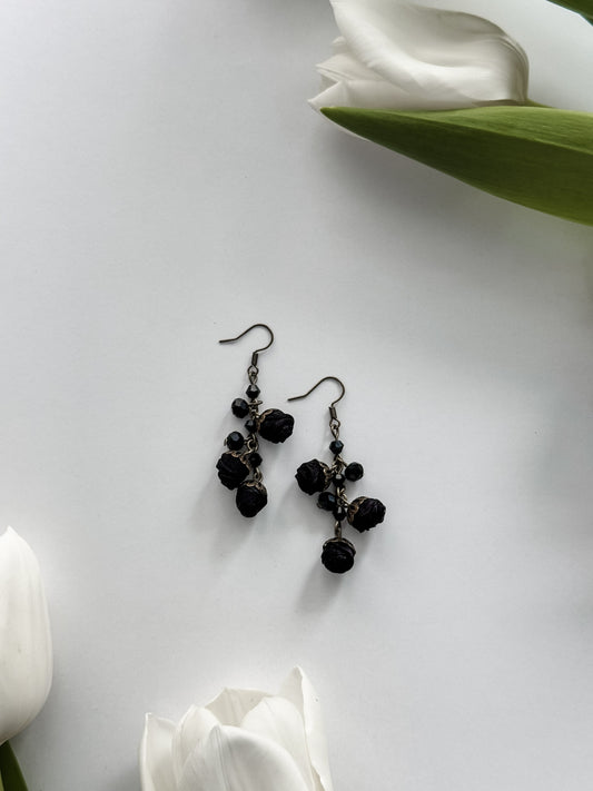 Sophie Earrings, Midnight