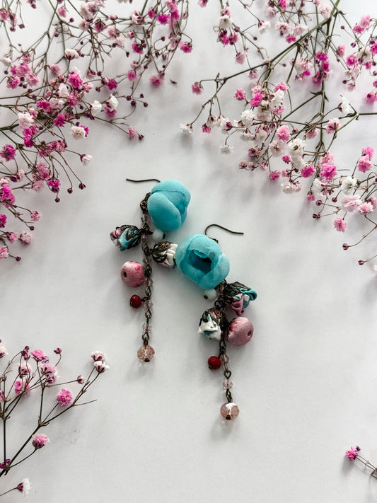 Vanessa Earrings, Ruby Ciel